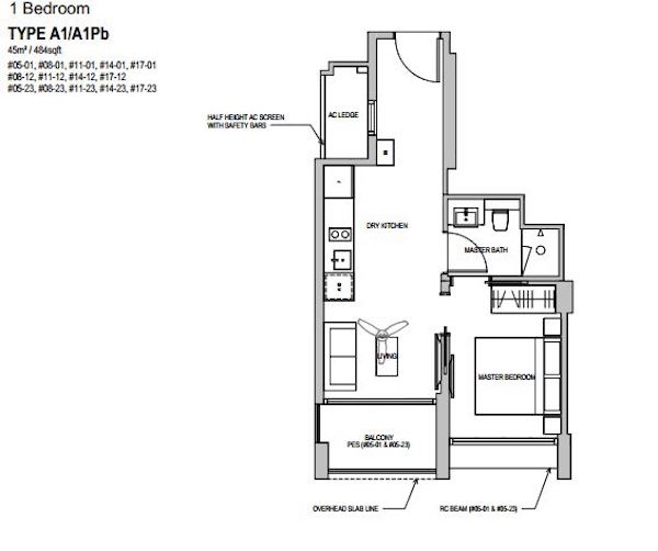 Park Place Residences Floor Plan